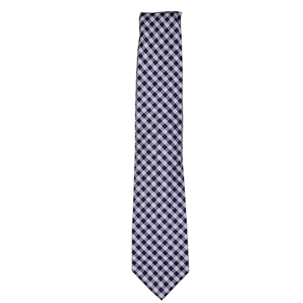 Michael Kors Men's Designer 100% Silk Plaid Neck Tie Excellent Condition